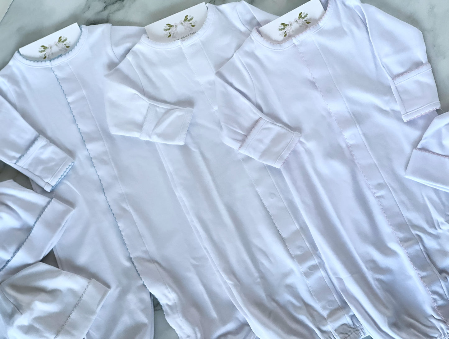 Magnolia Baby Pima Converter Gown w/ Hat