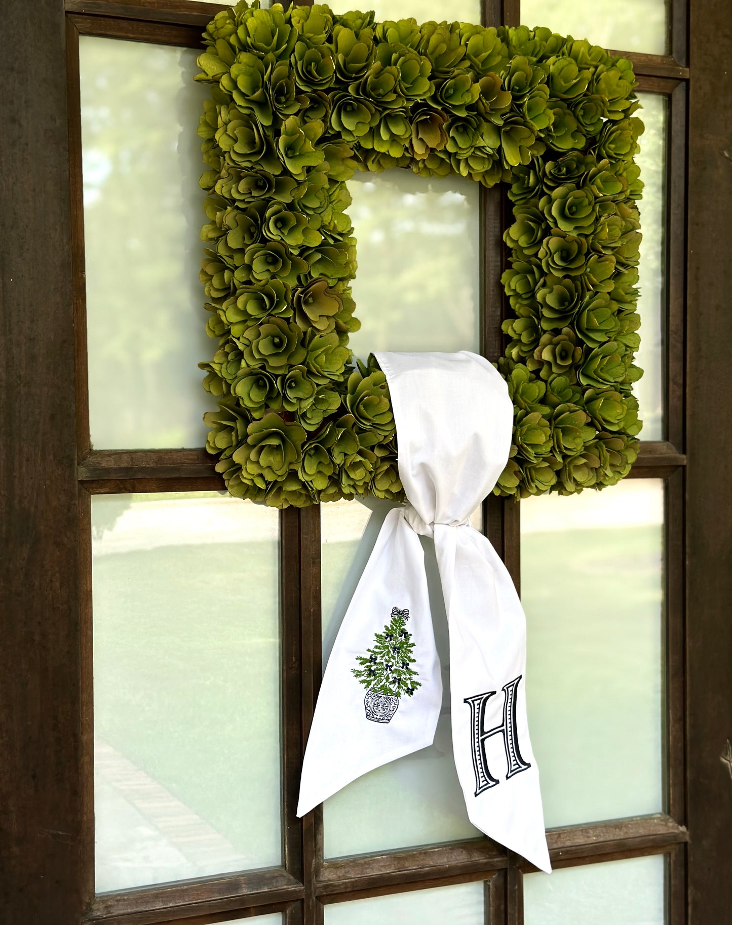 Custom Wreath Sash