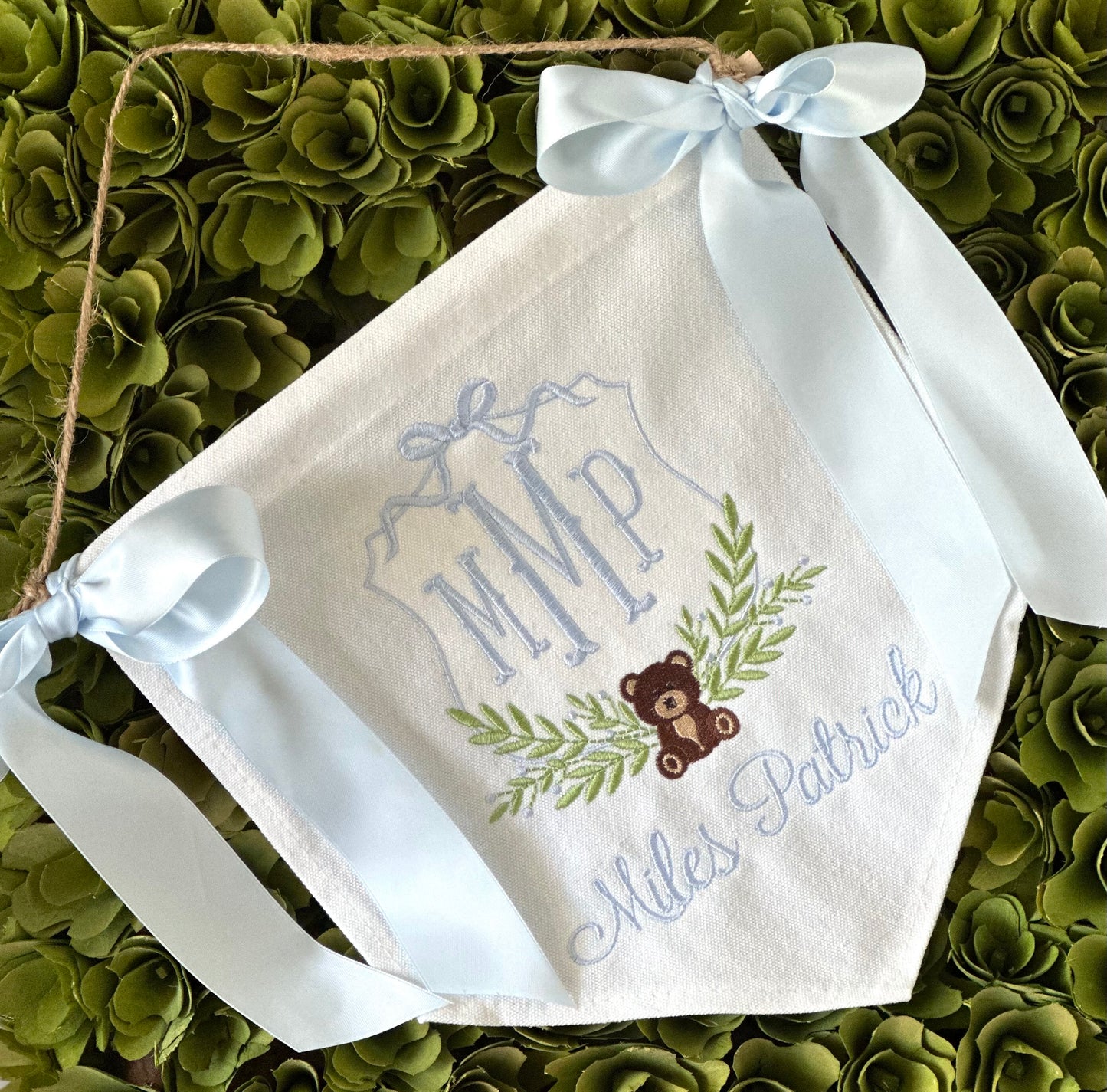 Baby Door Banner with Bows