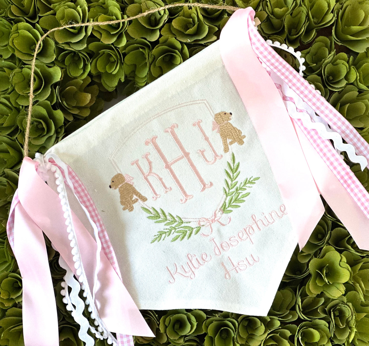Baby Door Banner with Bows