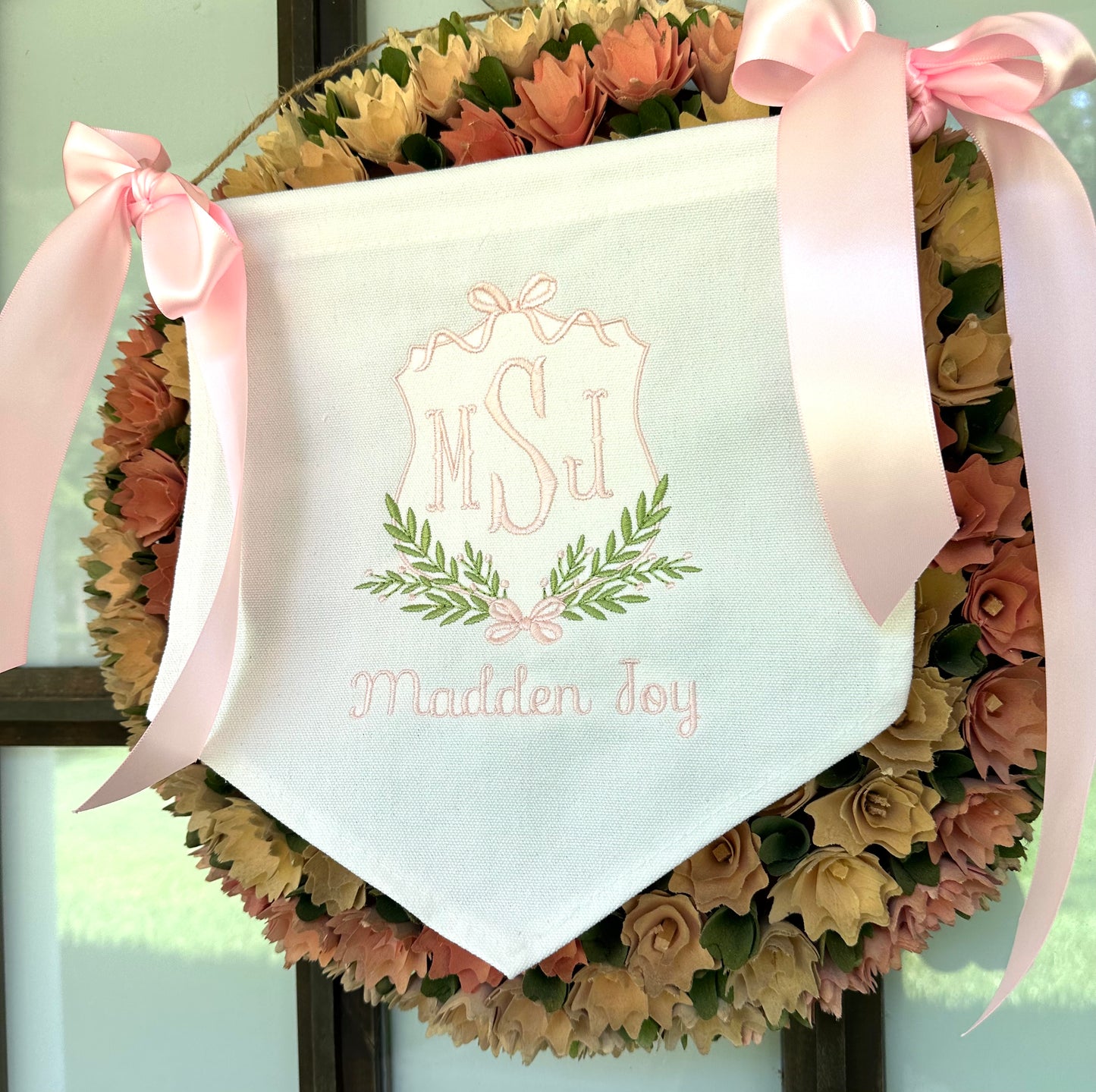 Baby Door Banner with Bows